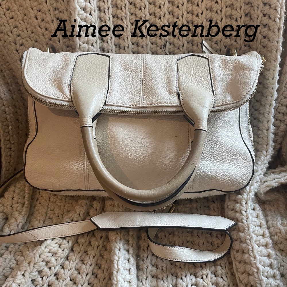 Aimee Kestenberg  Leather expandable Satchel